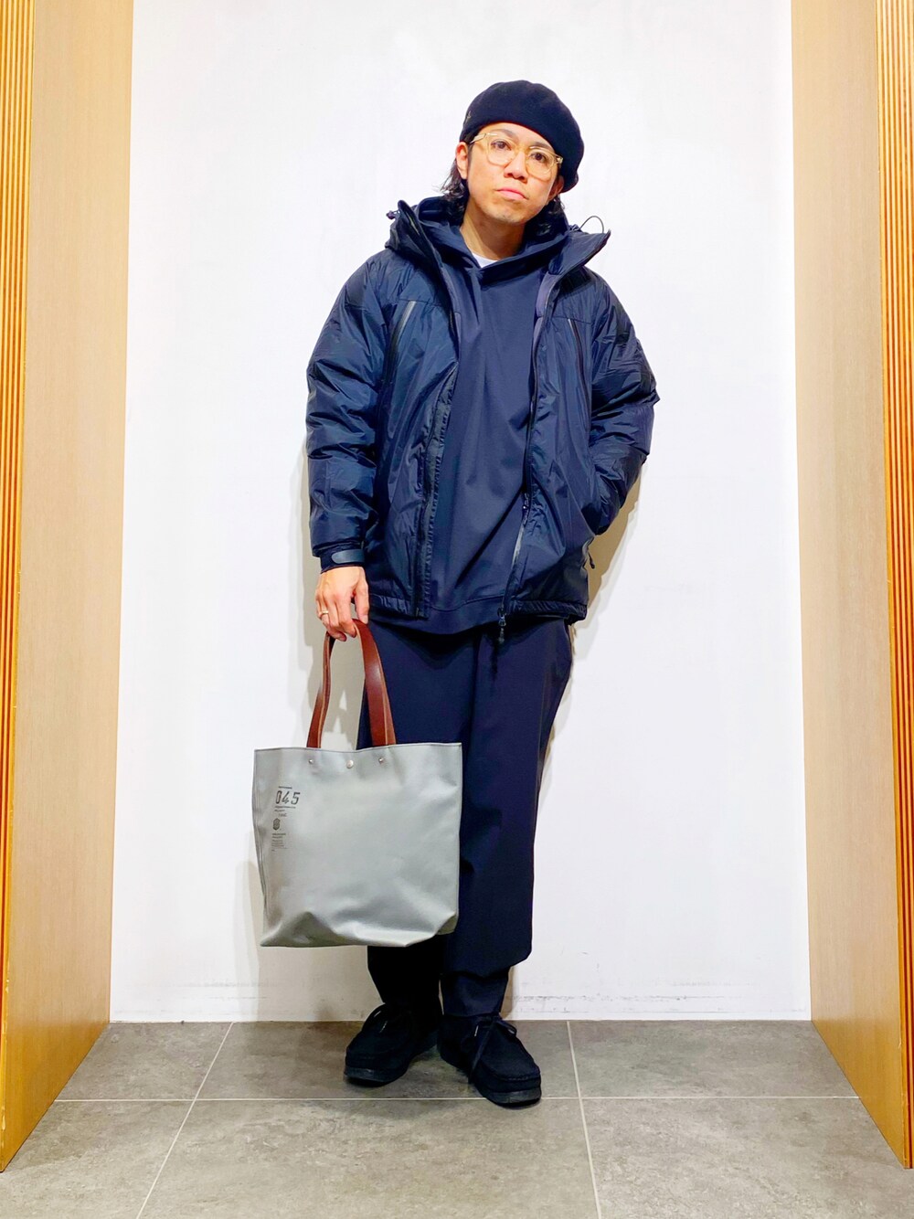 TRAUM□original-tote リネン100%&wash帆布 こだわりトートblock（綿帆布）｜ミニトートバッグ｜Root-バッグ