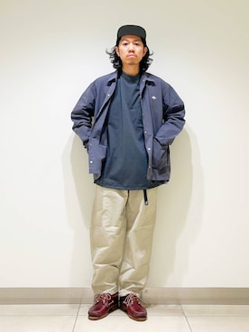 「DANTON」｜DAIKI TAKEYAさん（メンズ・165cm）の春コーディネート