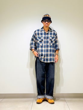「アイテム（パンツ）」を使った、DAIKI TAKEYAさん（メンズ・165cm・30代）の秋コーディネート