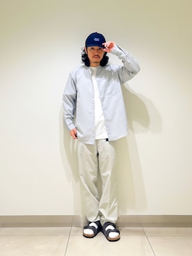「アイテム（サンダル）」を使った、DAIKI TAKEYAさん（メンズ・165cm・30代）の夏コーディネート