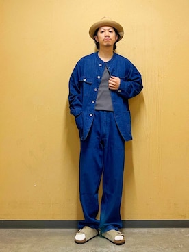 「アイテム（その他アンダーウェア/インナー）」を使った、DAIKI TAKEYAさん（メンズ・165cm）の夏コーディネート
