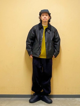 「アイテム（その他シューズ）」を使った、DAIKI TAKEYAさん（メンズ・165cm）の冬コーディネート