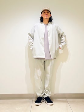 「アイテム（ブルゾン）」を使った、DAIKI TAKEYAさん（メンズ・165cm）の夏コーディネート