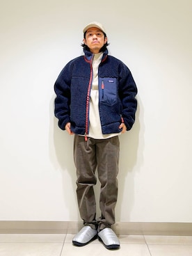 「パタゴニア」｜DAIKI TAKEYAさん（メンズ・165cm）の秋コーディネート