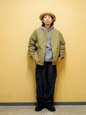 「STONEMASTER（ストーンマスター ）のアイテム」を使った、DAIKI TAKEYAさん（メンズ・165cm）の秋コーディネート