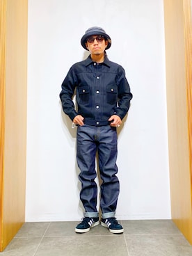 「URBAN RESEARCH（アーバンリサーチ）のアイテム（デニムジャケット）」を使った、DAIKI TAKEYAさん（メンズ・165cm）の秋コーディネート