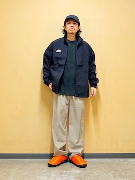 別注』UMBRO×DOORS RS TRACK JACKETを使った人気ファッション