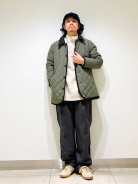 「アイテム（その他トップス）」を使った、DAIKI TAKEYAさん（メンズ・165cm）の冬コーディネート