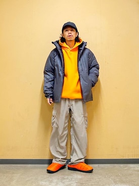 「STONEMASTER（ストーンマスター ）のアイテム」を使った、DAIKI TAKEYAさん（メンズ・165cm）の秋コーディネート