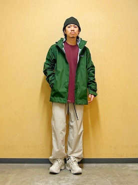 「アイテム（ニットキャップ/ビーニー）」を使った、DAIKI TAKEYAさん（メンズ・165cm）の夏コーディネート