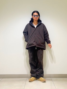 「アイテム（パンツ）」を使った、DAIKI TAKEYAさん（メンズ・165cm）の秋コーディネート
