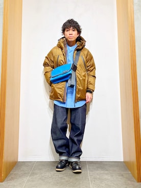 「RED WING（レッドウィング）のアイテム」を使った、DAIKI TAKEYAさん（メンズ・165cm）の冬コーディネート
