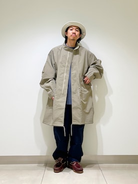 「EKAL（エカル）のアイテム」を使った、DAIKI TAKEYAさん（メンズ・165cm）の春コーディネート