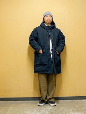 「アイテム（テーラードジャケット）」を使った、DAIKI TAKEYAさん（メンズ・165cm）の秋コーディネート