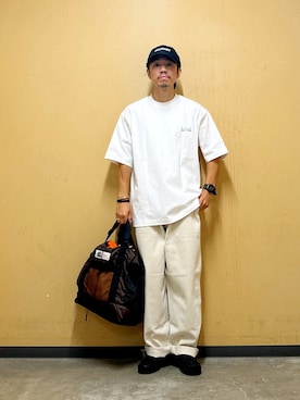 「アイテム（帽子）」を使った、DAIKI TAKEYAさん（メンズ・165cm・30代）の夏コーディネート