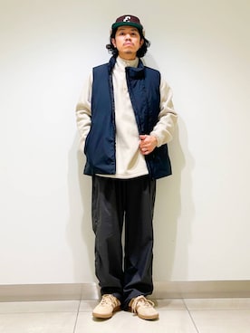 「アイテム（その他トップス）」を使った、DAIKI TAKEYAさん（メンズ・165cm）の冬コーディネート
