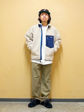 「パタゴニア」｜DAIKI TAKEYAさん（メンズ・165cm）の冬コーディネート