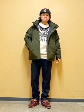 DAIKI TAKEYAさん（メンズ・165cm）の冬コーディネート