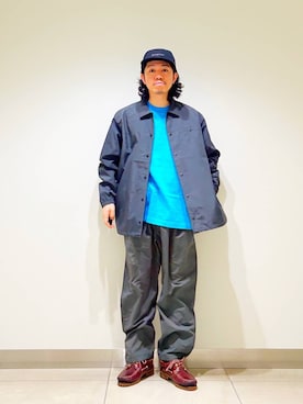 「グラミチ」｜「アイテム（ジャケット/アウター）」を使った、DAIKI TAKEYAさん（メンズ・165cm）の春コーディネート