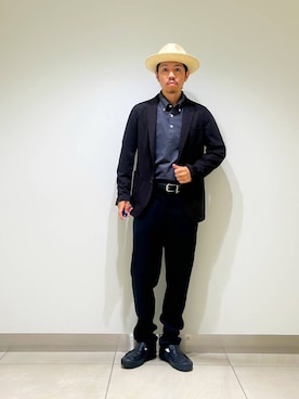 「アイテム（フォーマルスーツ/小物）」を使った、DAIKI TAKEYAさん（メンズ・165cm）の夏コーディネート