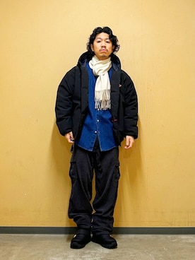 「STONEMASTER（ストーンマスター ）のアイテム」を使った、DAIKI TAKEYAさん（メンズ・165cm）の秋コーディネート