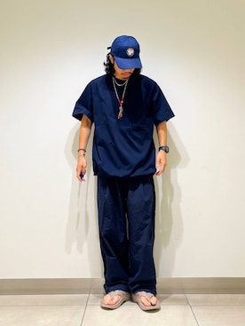 「YAKPAK（ヤックパック）のアイテム」を使った、DAIKI TAKEYAさん（メンズ・165cm）の夏コーディネート