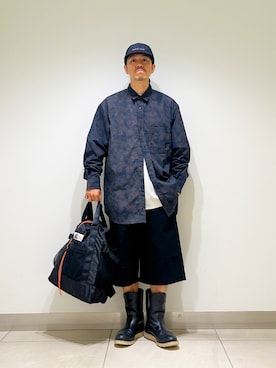 「アイテム（シャツ/ブラウス）」を使った、DAIKI TAKEYAさん（メンズ・165cm・30代）の夏コーディネート