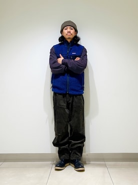 「アイテム（ニット/セーター）」を使った、DAIKI TAKEYAさん（メンズ・165cm・30代）の冬コーディネート