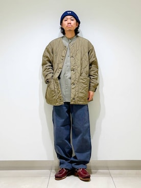 「PENNEYS（ぺニーズ）のアイテム（帽子）」を使った、DAIKI TAKEYAさん（メンズ・165cm）の秋コーディネート