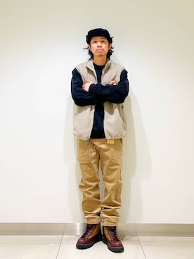 「パタゴニア」｜DAIKI TAKEYAさん（メンズ・165cm）の冬コーディネート