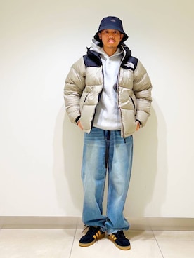 「パーカー」｜「アイテム（その他アウター）」を使った、DAIKI TAKEYAさん（メンズ・165cm）の秋コーディネート