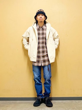 DAIKI TAKEYAさん（メンズ・165cm）の冬コーディネート