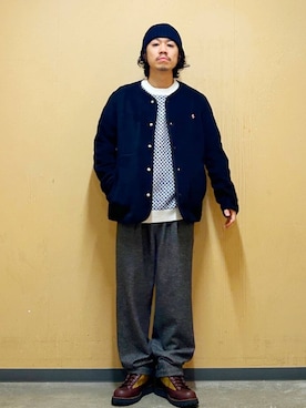 DAIKI TAKEYAさん（メンズ・165cm）の冬コーディネート