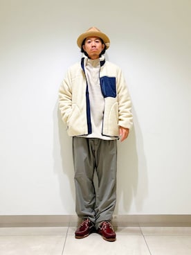 「アイテム（その他トップス）」を使った、DAIKI TAKEYAさん（メンズ・165cm）の秋コーディネート