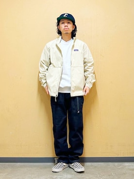 「パタゴニア」｜DAIKI TAKEYAさん（メンズ・165cm）の春コーディネート