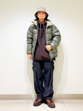 「STONEMASTER（ストーンマスター ）のアイテム」を使った、DAIKI TAKEYAさん（メンズ・165cm）の冬コーディネート