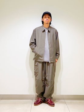 「アイテム（ブルゾン）」を使った、DAIKI TAKEYAさん（メンズ・165cm）の夏コーディネート