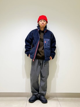 「アイテム（テーラードジャケット）」を使った、DAIKI TAKEYAさん（メンズ・165cm）の秋コーディネート