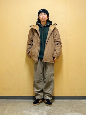 「PENNEYS（ぺニーズ）のアイテム（帽子）」を使った、DAIKI TAKEYAさん（メンズ・165cm）の秋コーディネート