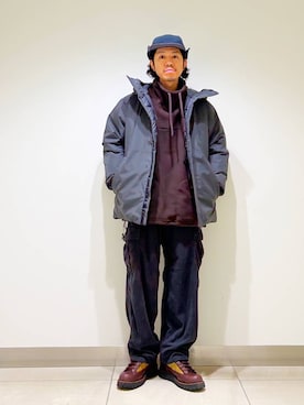 「STONEMASTER（ストーンマスター ）のアイテム」を使った、DAIKI TAKEYAさん（メンズ・165cm）の冬コーディネート
