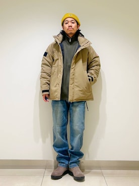 「PENNEYS（ぺニーズ）のアイテム（帽子）」を使った、DAIKI TAKEYAさん（メンズ・165cm）の秋コーディネート