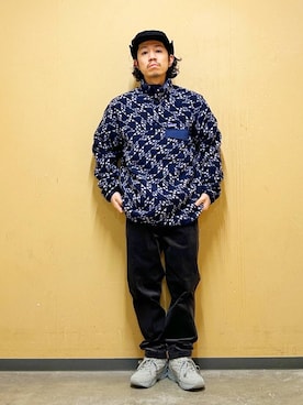 「アイテム（その他トップス）」を使った、DAIKI TAKEYAさん（メンズ・165cm）の冬コーディネート