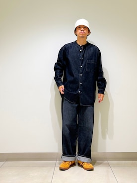 「季節の変わり目羽織コーデ」｜DAIKI TAKEYAさん（メンズ・165cm）の秋コーディネート