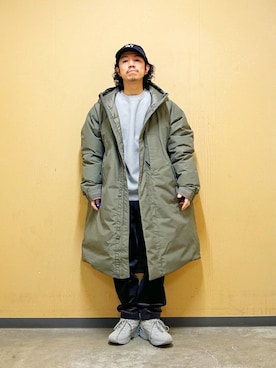 「オーバーコート」｜DAIKI TAKEYAさん（メンズ・165cm）の冬コーディネート