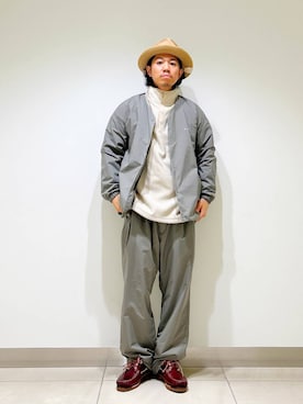 「アイテム（その他トップス）」を使った、DAIKI TAKEYAさん（メンズ・165cm）の秋コーディネート