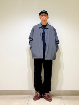 「アイテム（帽子）」を使った、DAIKI TAKEYAさん（メンズ・165cm・30代）の秋コーディネート