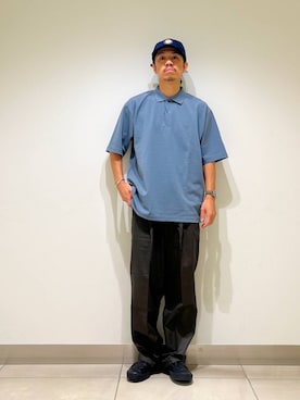 「アイテム（キャップ）」を使った、DAIKI TAKEYAさん（メンズ・165cm）の夏コーディネート