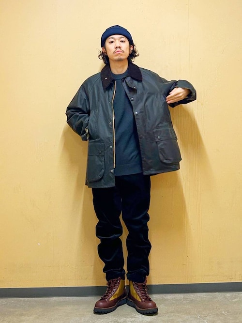 ドゥロワー★16G天竺編みクルーフレンチスリーブニット　ニットソー　ネイビー 極美品 ドゥロワー☆16G天竺編みクルーフレンチスリーブニット