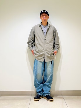 「アイテム（デニムパンツ）」を使った、DAIKI TAKEYAさん（メンズ・165cm・30代）の夏コーディネート