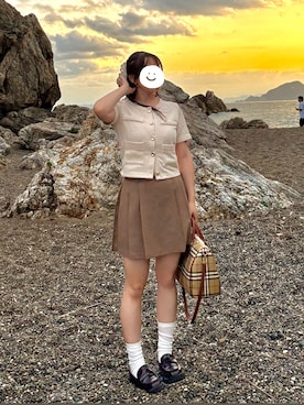 「BURBERRY（バーバリー）のアイテム」を使った、ꪔ̤̱kojima‪ꪔ̤̱さん（レディース・150cm）の秋コーディネート